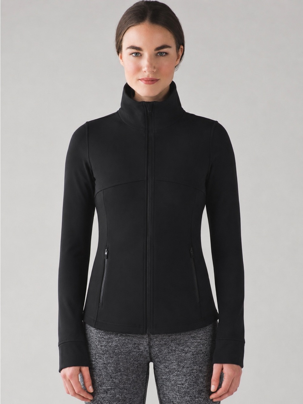 Lululemon Black Performance Jacket
Sleek Long Sleeves